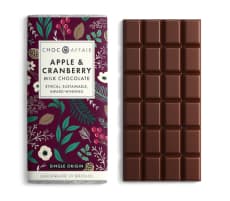 APPLE&CRANBERRY Milk chocolate